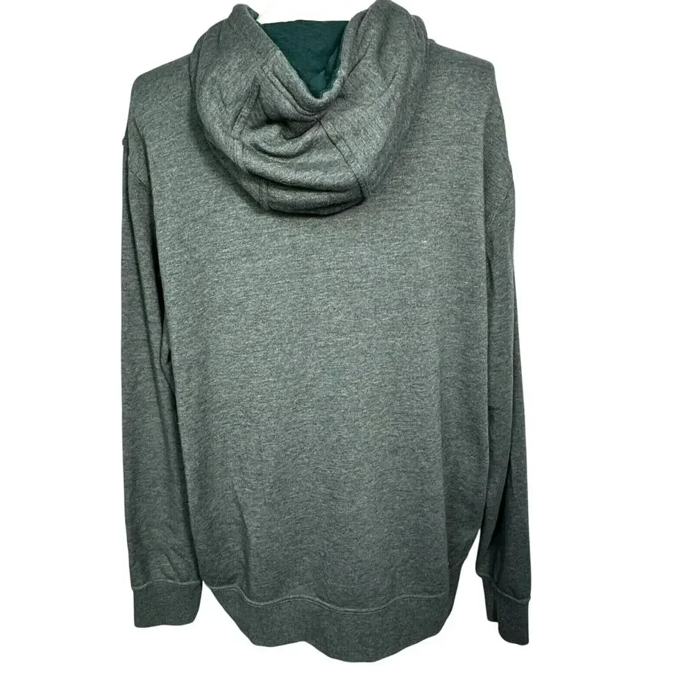 THE NORTH FACE Men's XXL Green‎ Pullover Sweatshirt Hoodie Camo Logo Pocket